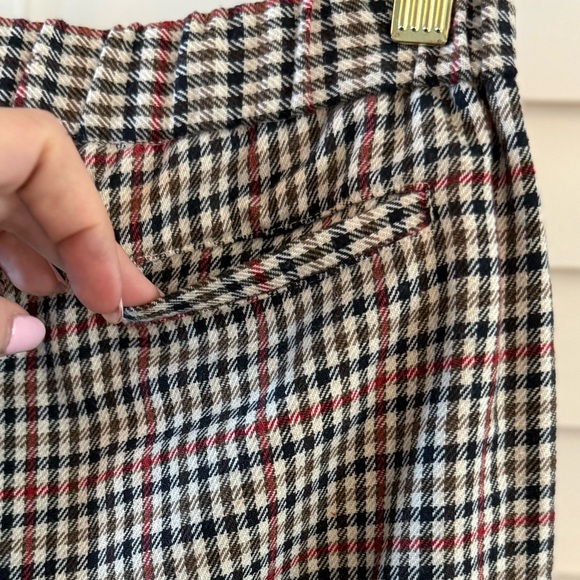 Vilagallo Women’s Multicolor Checkered Elastic Waist Pants Size 38 | 6 - Picture 8 of 9